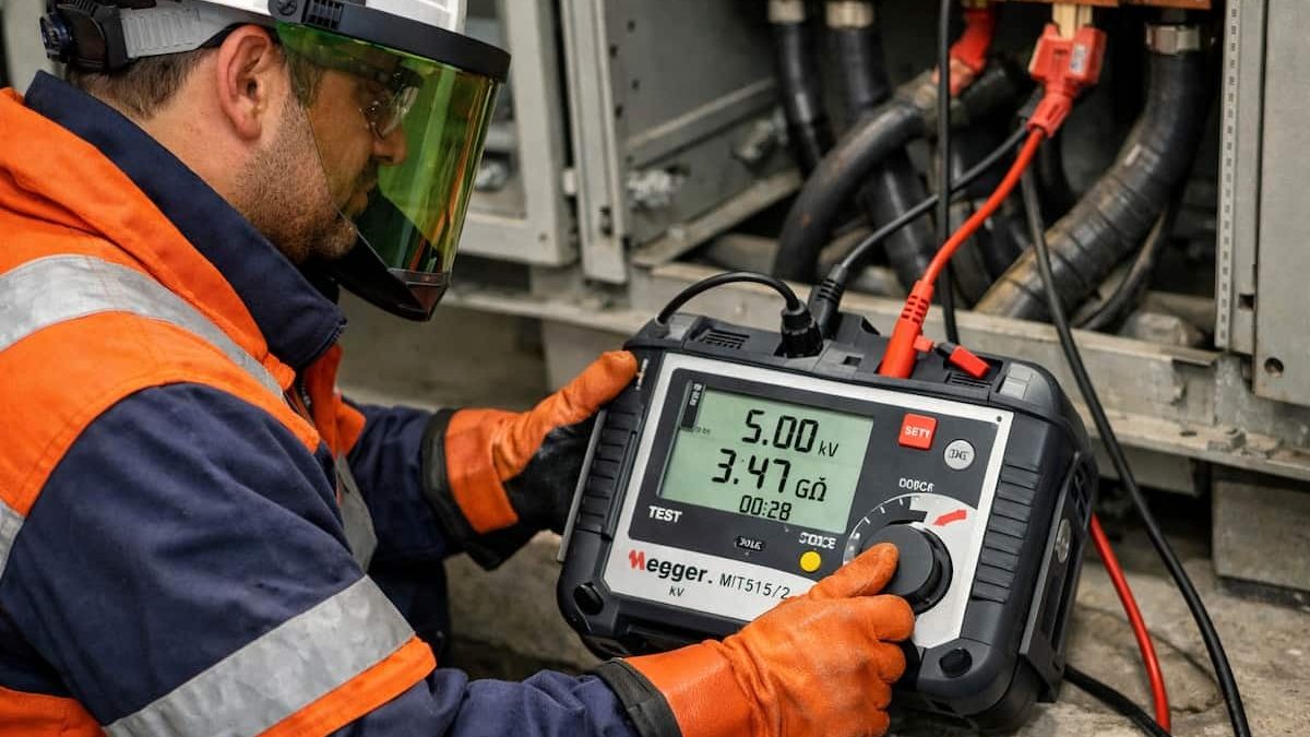 Valores mínimos de resistencia de aislamiento en cables