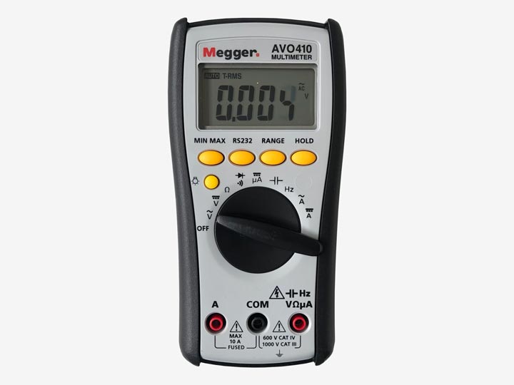 Interfaz del equipo AVO410 marca Megger