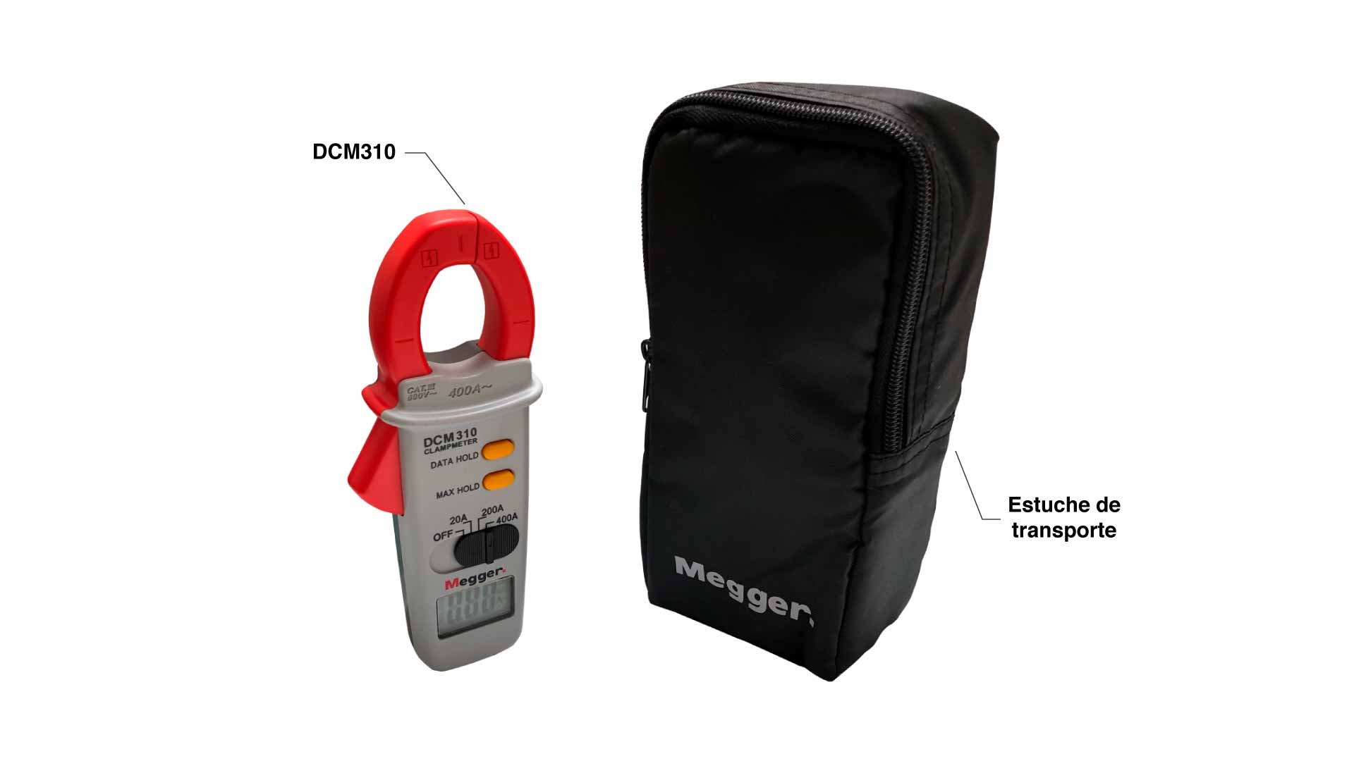 Accesorios del equipo DCM310 marca Megger