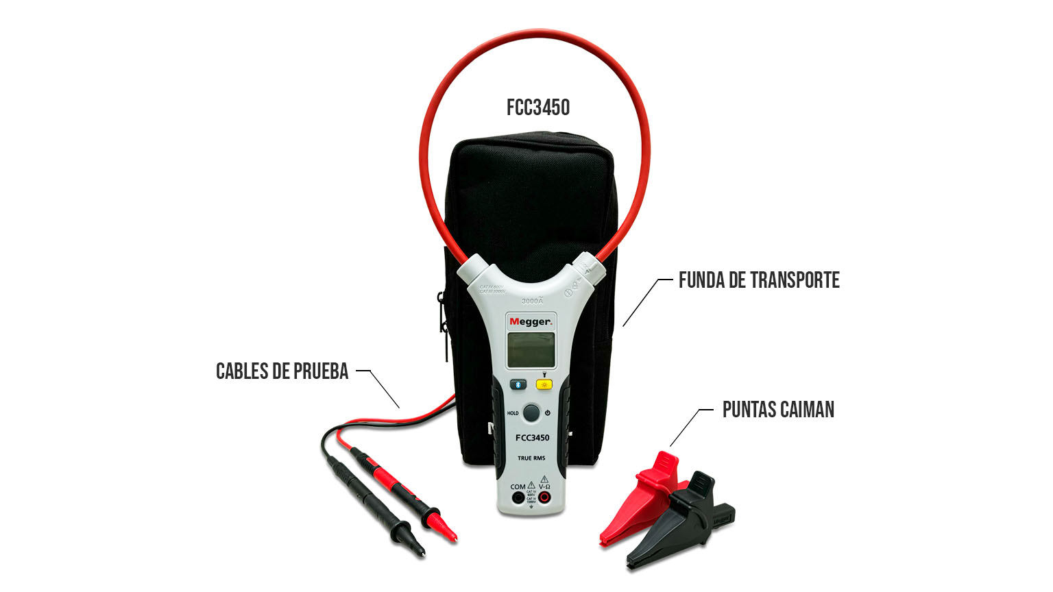 Accesorios que se incluyen en la compra del equipo FCC3450