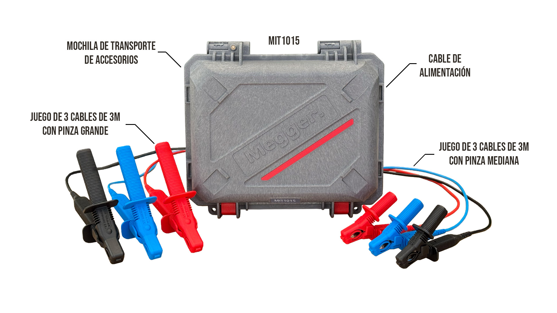 Accesorios del equipo MIT1015 marca Megger