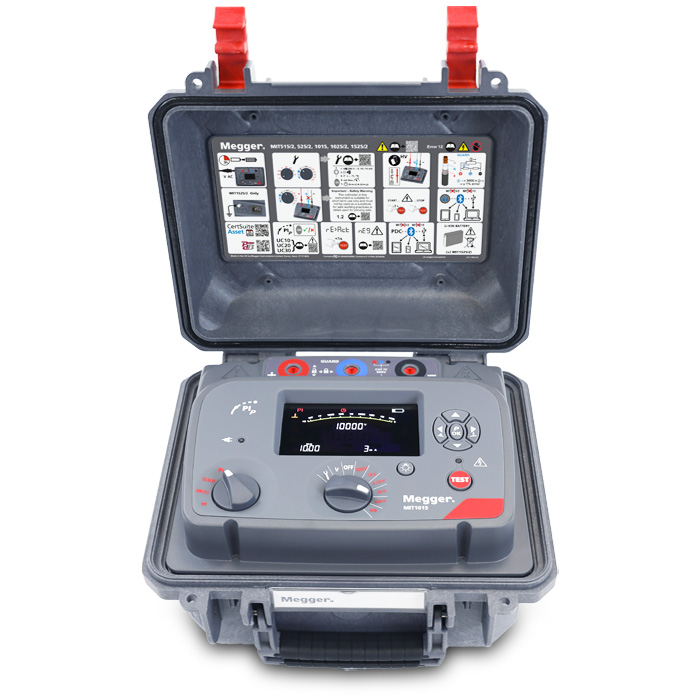 Probador de resistencia aislamiento de MIT1015