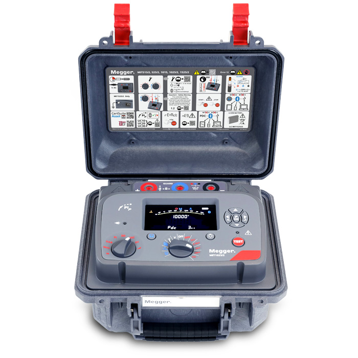 Probador de resistencia aislamiento de MIT1025/2