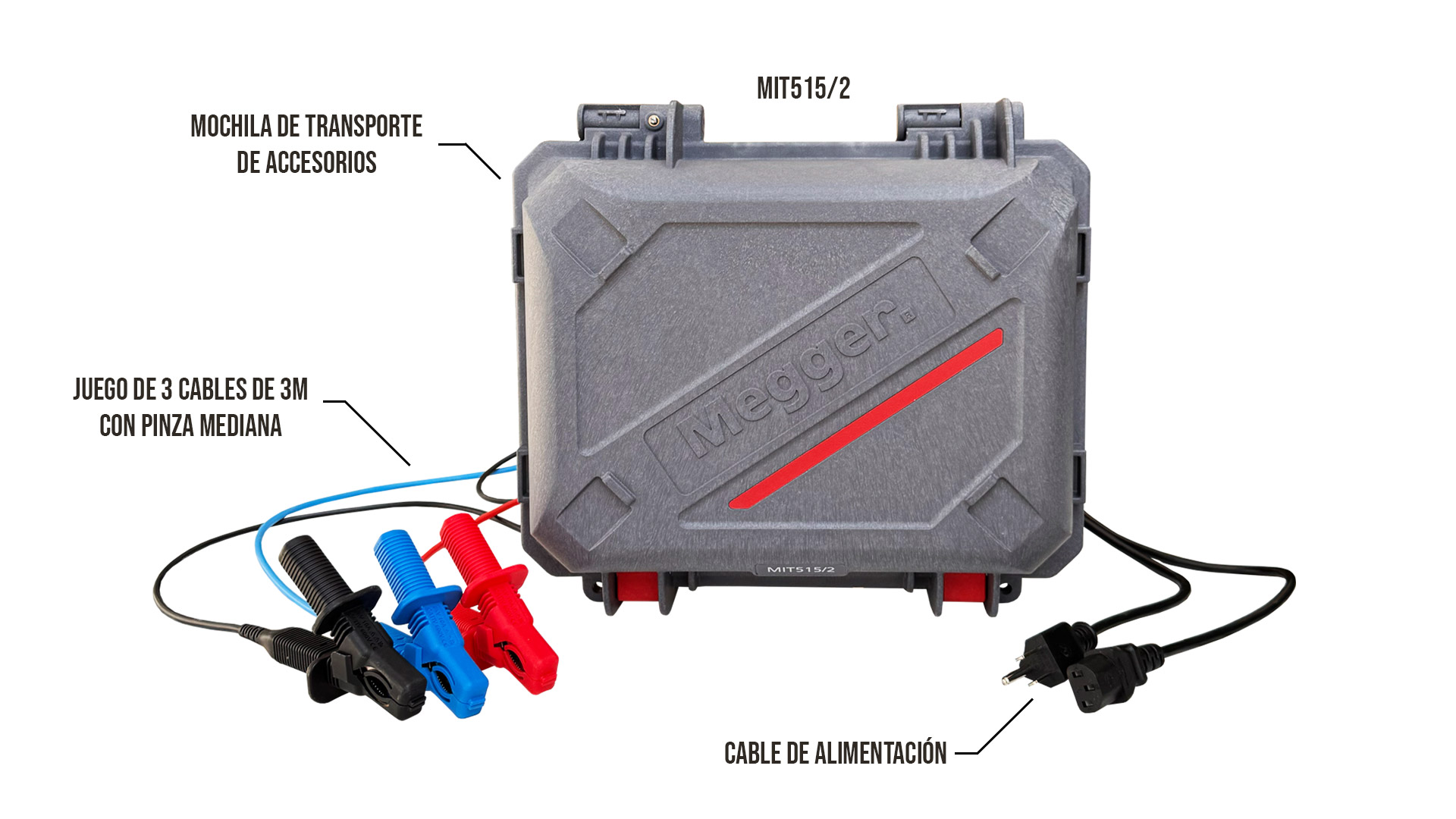 Accesorios del equipo MIT515/2 marca Megger