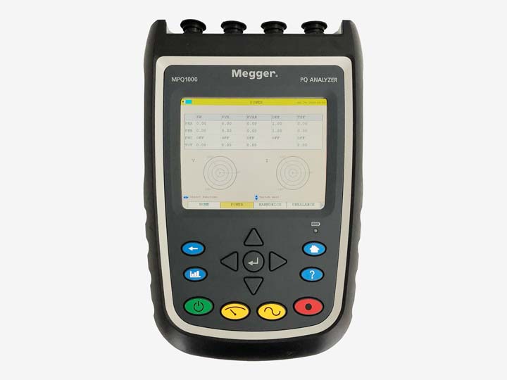 Botones y pantalla del equipo MPQ1000