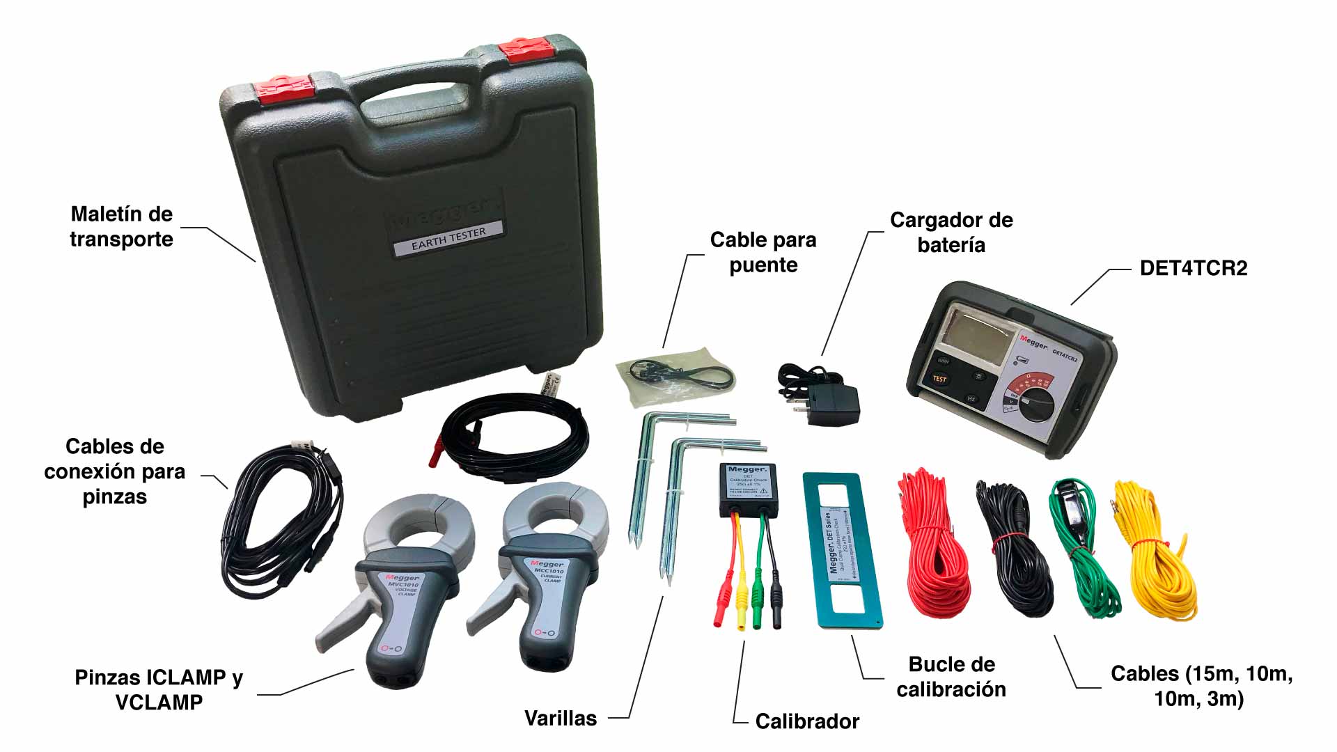 Accesorios DET4TC2 / DET4TCR2 + Clamp